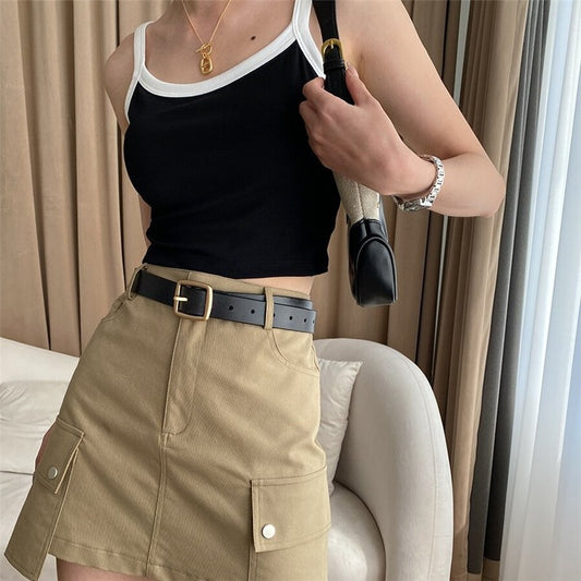 Casual Wear Slimming Mini Skirt