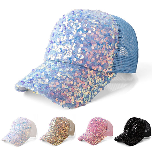 Summer Sequined Sun Protection Breathable Hat