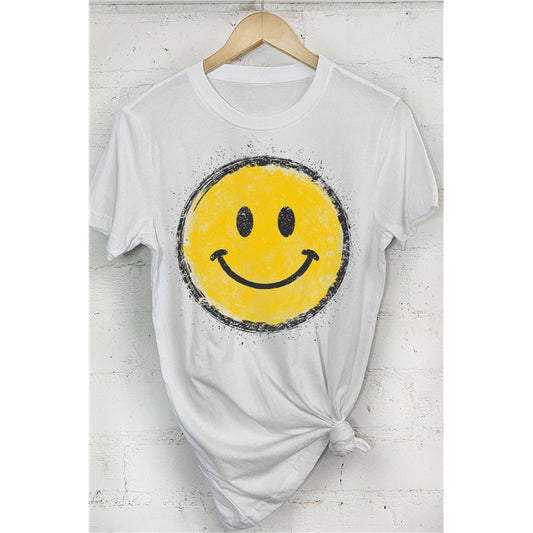 Smiley Splash Face Graphic Tshirts