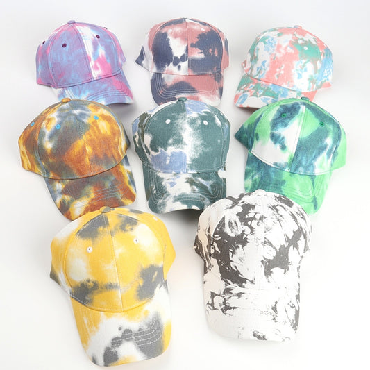 Tie-Dye Gradient Color Baseball Cap