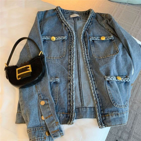 Fashion Retro Loose Denim Jacket