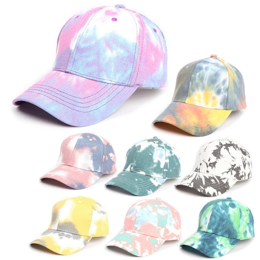 Tie-Dye Gradient Color Baseball Cap