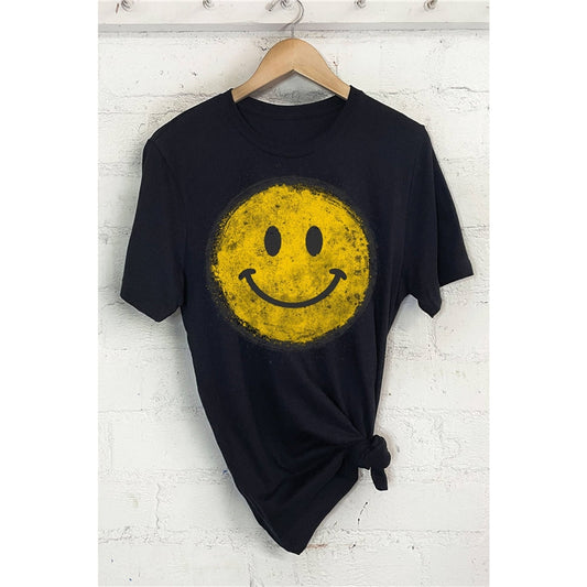 Smiley Splash Face Graphic Tshirts