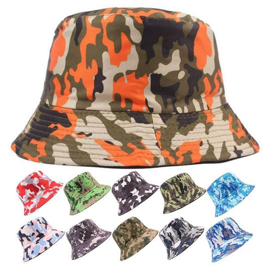 Casual Camouflage Double-Sided Fisherman Hat