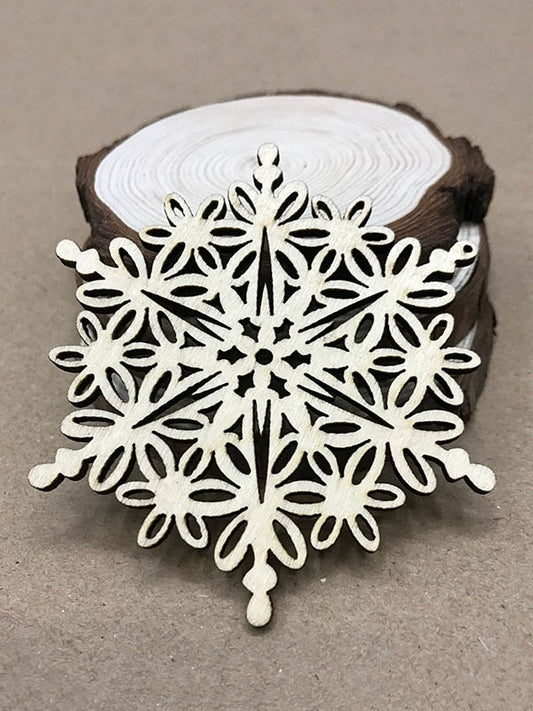 10Pcs Wooden Christmas DIY Decoration Accessories