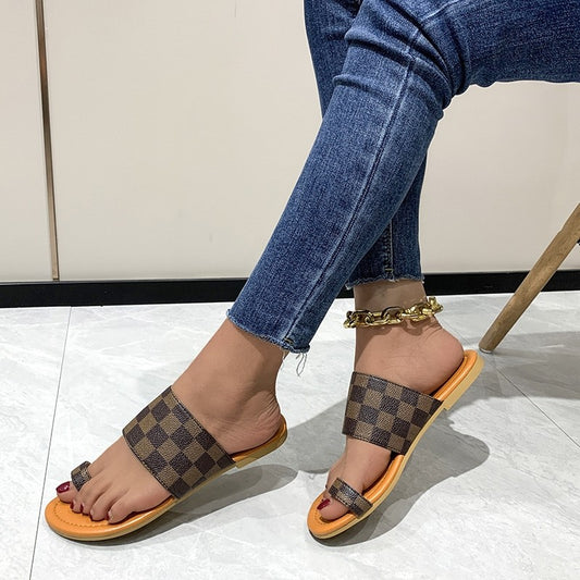 Women's Flat Set Toe Sandals