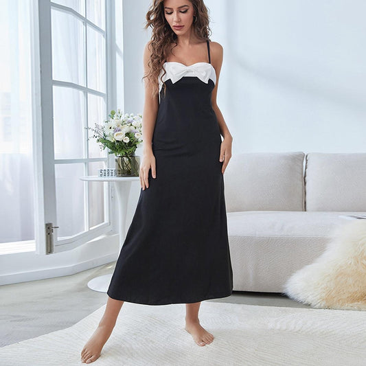 Long Sleeve Racerback Maxi Nightdress